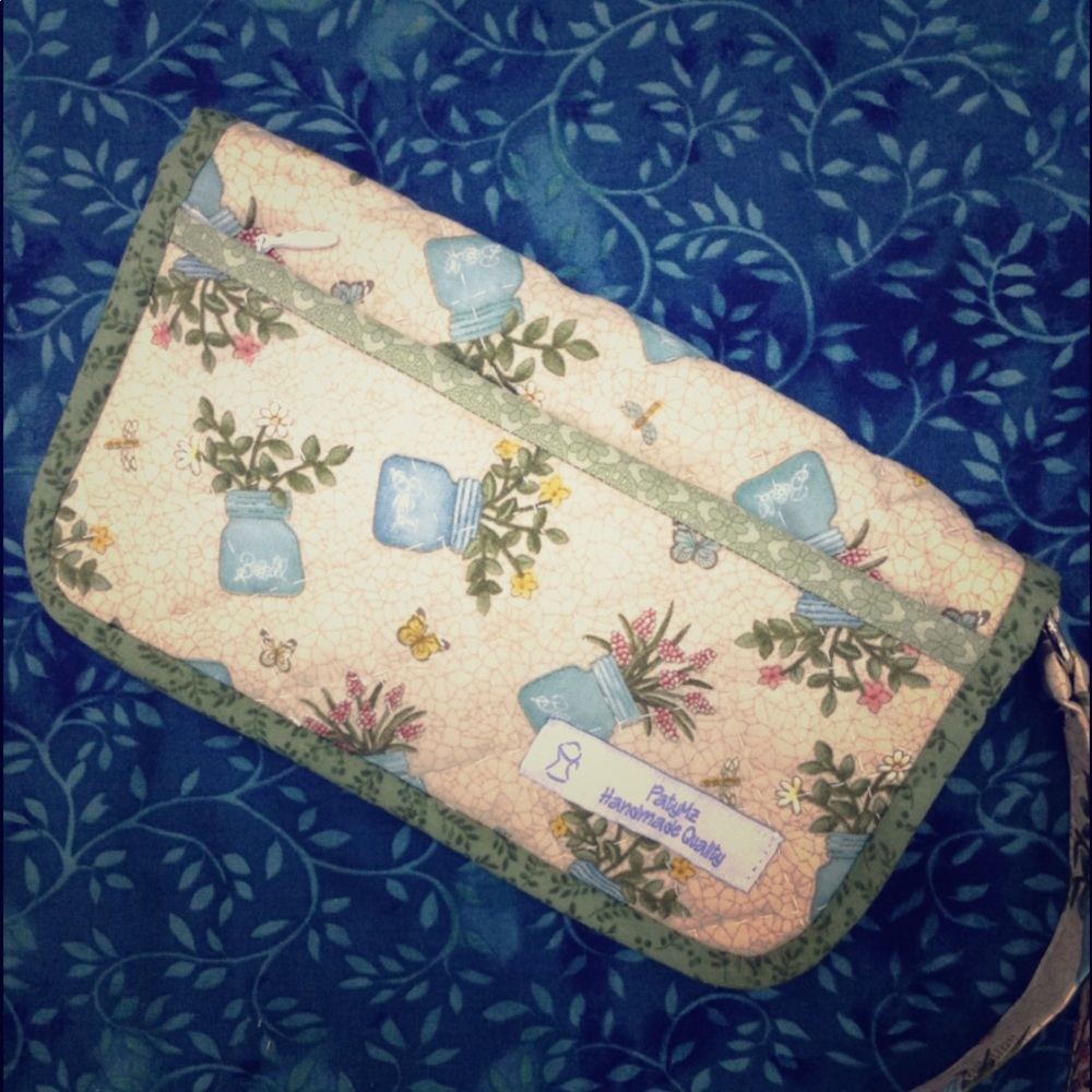 Handmade Wallet, Green Wallet